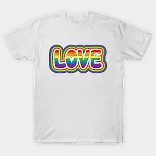 Rainbow Love T-Shirt